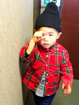 yuさん（キッズ・90cm）の春コーディネート