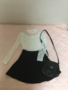 「ROXY（ロキシー）のアイテム（ハンドバッグ）」を使った、Aliceさん（レディース・156cm）の秋コーディネート