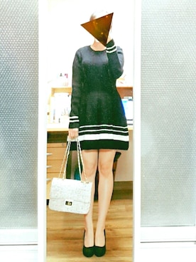 「NO NAME（ノーネーム）のアイテム（ワンピース/ドレス）」を使った、Aliceさん（レディース・154cm）の秋コーディネート