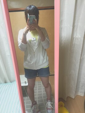 「rucca（ルッカ）のアイテム」を使った、きゅーちゃんさん（レディース・163cm）の夏コーディネート