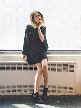 「ZANA BAYNEのアイテム」を使った、Kathleenさん（レディース・163cm）の秋コーディネート