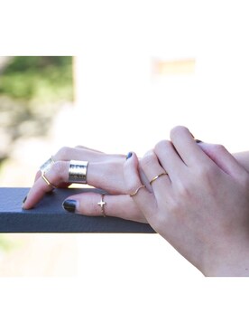 「asos（エイソス）のアイテム（リング）」を使った、Kathleenさん（レディース・163cm）の春コーディネート