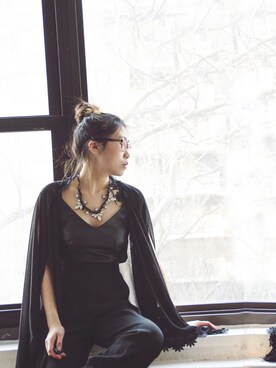 「asos（エイソス）のアイテム（オールインワン・サロペット）」を使った、Kathleenさん（レディース・163cm）の春コーディネート