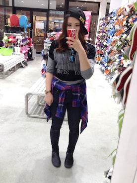 ふじっこ。さん（レディース・160cm）の秋コーディネート