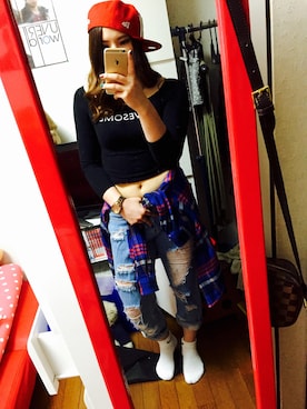 ふじっこ。さん（レディース・160cm）の秋コーディネート