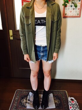 ふじっこ。さん（レディース・160cm）の秋コーディネート