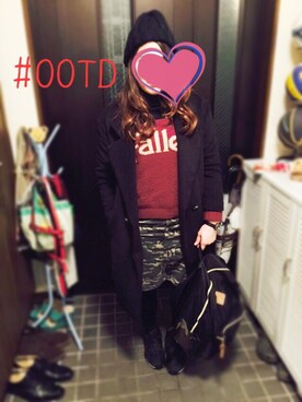 ふじっこ。さん(レディース・160cm)の冬コーディネート