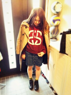 「ソックス」｜ふじっこ。さん（レディース・160cm）の春コーディネート