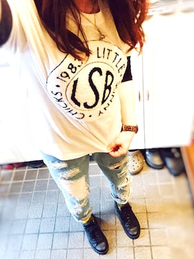 ふじっこ。さん（レディース・160cm）の春コーディネート