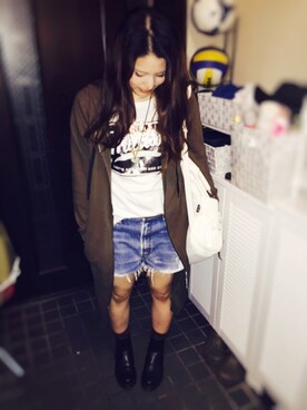 ふじっこ。さん（レディース・160cm）の秋コーディネート