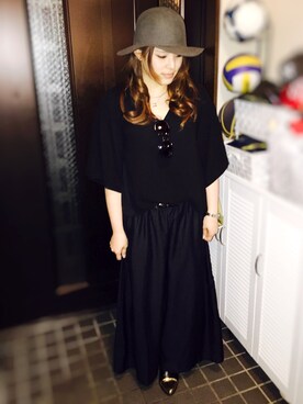 ふじっこ。さん（レディース・160cm）の春コーディネート