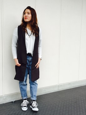 ふじっこ。さん(レディース・160cm)の春コーディネート