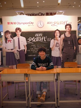 曾卓沁さん（レディース・158cm）の秋コーディネート