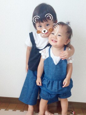 れいさん(キッズ・90cm)の秋コーディネート