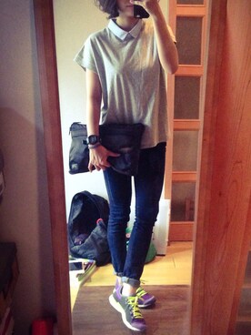 太田さん（レディース・154cm）の夏コーディネート