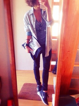 太田さん（レディース・154cm）の秋コーディネート