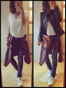 太田さん（レディース・154cm）の春コーディネート