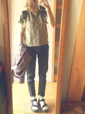 太田さん（レディース・154cm）の春コーディネート