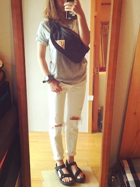 太田さん（レディース・154cm）の夏コーディネート