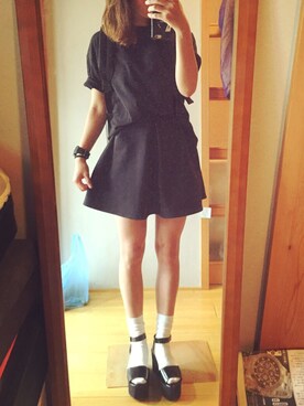 「Manhattan Portage」｜「アイテム（その他）」を使った、太田さん（レディース・154cm）の夏コーディネート