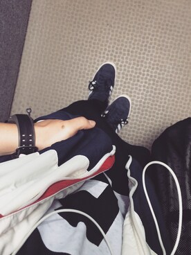 「NIKE(ナイキ)のアイテム(ショルダーバッグ)」を使った、macoronさん(レディース・148cm)の秋コーディネート