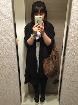 「CABANE de ZUCCa（カバンドズッカ）のアイテム」を使った、☆RandM☆さん（キッズ・80cm）の秋コーディネート