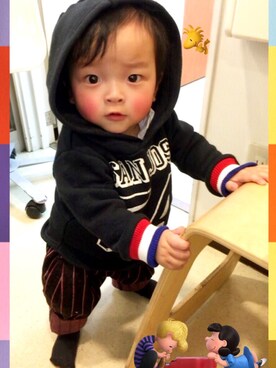 ☆RandM☆さん（キッズ・80cm）の冬コーディネート