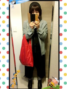 「CABANE de ZUCCa（カバンドズッカ）のアイテム」を使った、☆RandM☆さん（キッズ・70cm）の春コーディネート