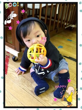 ☆RandM☆さん（キッズ・70cm）の春コーディネート