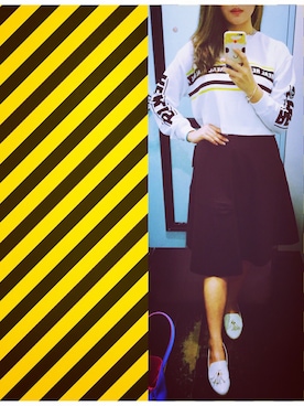 「yellow」｜Trazyksyさん（レディース・160cm）の秋コーディネート