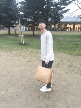 「URBAN RESEARCH（アーバンリサーチ）のアイテム（その他）」を使った、510さん（メンズ・182cm）の春コーディネート