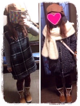 Ai♡myさん（レディース・160cm）の冬コーディネート
