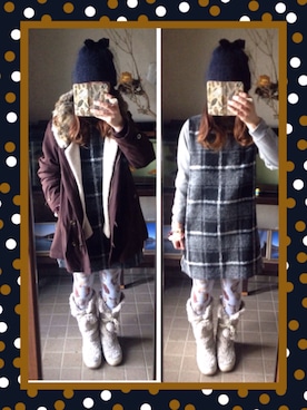 Ai♡myさん（レディース・160cm）の冬コーディネート