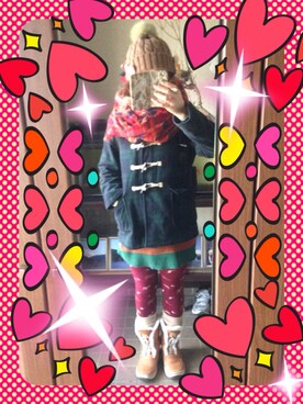 「ECCO（エコー）のアイテム（シューズ）」を使った、Ai♡myさん（レディース・160cm）の冬コーディネート