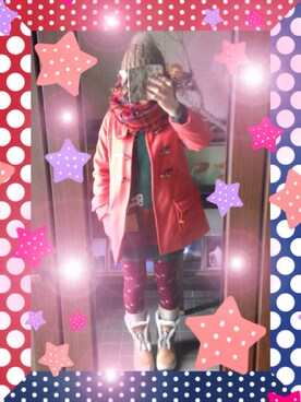「ECCO（エコー）のアイテム（シューズ）」を使った、Ai♡myさん（レディース・160cm）の冬コーディネート
