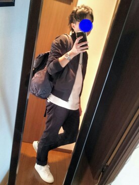 「JOURNAL STANDARD relume（ジャーナルスタンダード　レリューム）のアイテム（MA-1）」を使った、naoさん（メンズ・178cm）の秋コーディネート