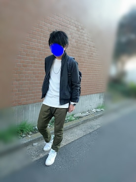 「JOURNAL STANDARD relume（ジャーナルスタンダード　レリューム）のアイテム（MA-1）」を使った、naoさん（メンズ・178cm）の秋コーディネート