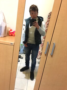 功輝さん(メンズ・169cm)の冬コーディネート