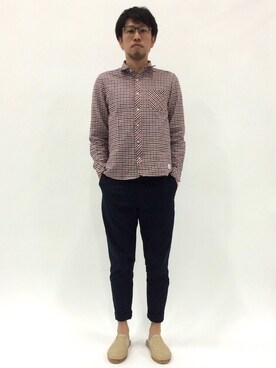 「LBC（エルビーシー）のアイテム」を使った、abuさん（メンズ・181cm）の春コーディネート