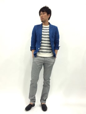 abuさん(メンズ・181cm)の春コーディネート