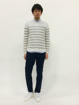 「SHARE PARK（シェアパーク）のアイテム」を使った、abuさん（メンズ・181cm）の春コーディネート
