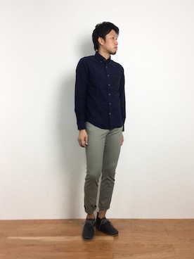 「タイトシルエット」｜「アイテム（ブーツ）」を使った、abuさん（メンズ・181cm）の夏コーディネート