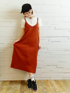 長澤 愛 (まななん)さん(レディース・163cm)の秋コーディネート