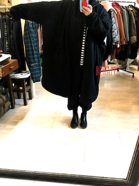 「TORY BURCH（トリーバーチ）のアイテム（その他）」を使った、BeHappyFashionさん（レディース・163cm）の冬コーディネート