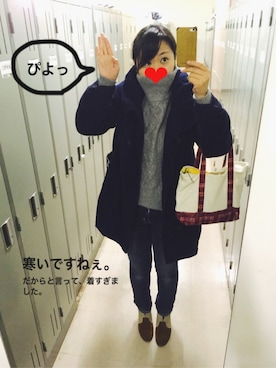 「寒いです」｜yucco✳︎さん（レディース・157cm）の秋コーディネート
