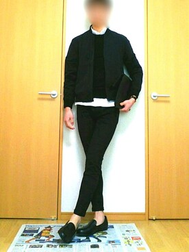 「無印良品（ムジルシリョウヒン）のアイテム（ブルゾン）」を使った、jacksonさん（メンズ・174cm）の春コーディネート