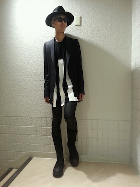 「L.H.P（エルエイチピー）のアイテム」を使った、にしおさん（メンズ・180cm）の夏コーディネート