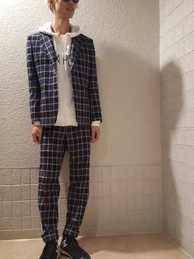 「soe（ソーイ）のアイテム（ジャケット/アウター）」を使った、にしおさん（メンズ・180cm）の冬コーディネート