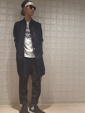 「A.D.S.R.（エーディーエスアール）のアイテム」を使った、にしおさん（メンズ・180cm）の冬コーディネート