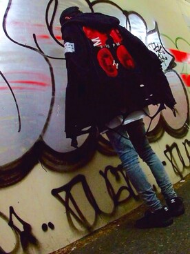 「MISBHV（ミスビヘイブ）のアイテム（パーカー）」を使った、kimさん（メンズ・173cm）の秋コーディネート